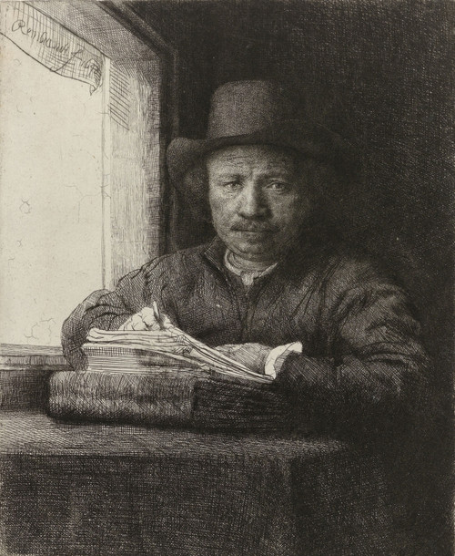 Self-Portrait Of Rembrandt Poster Print