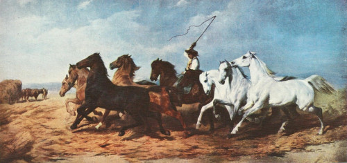 Rosa Bonheur 1913 Trampling the Grain Poster Print by  Rosa Bonheur - Item # VARPPHPDP88068