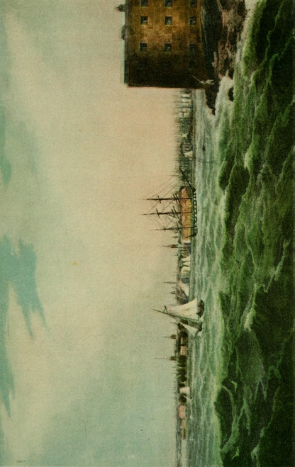 Valentine's manual of old New York 1919 New York from Governor's Island 1825 Poster Print by Unknown