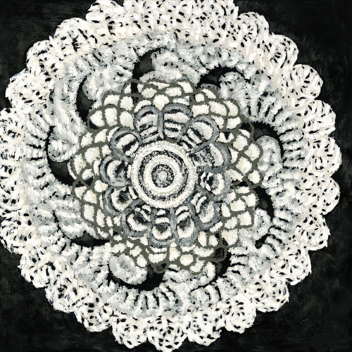 Mini Abstract Rosette I Poster Print - Chariklia Zarris