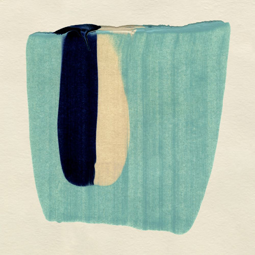 Teal Swipe II Poster Print - Emma Caroline