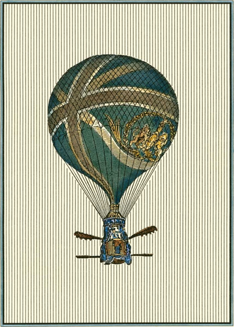 Vintage Ballooning IV Poster Print - Studio Vision