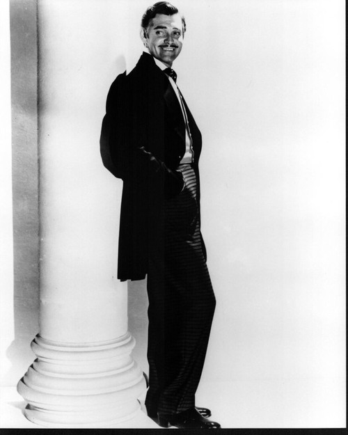 Clark Gable In Suit With Long Jacket And Hands In Pockets Photo Print - Item # MVM03782