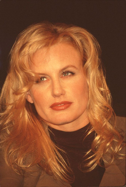 Daryl Hannah Close Up In Black Turtleneck And Brown Blazer Photo Print - Item # CPA3591