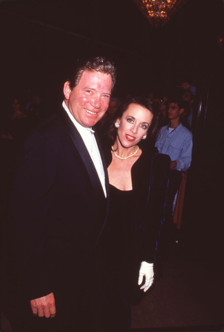 William Shatner In Tuxedo With Wife Marcy In Velvet Dress Photo Print - Item # CPA2062