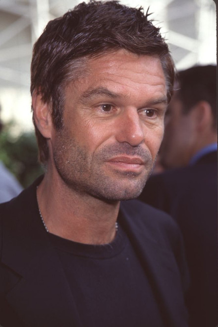 Harry Hamlin Closeup In Black Shirt And Jacket Photo Print