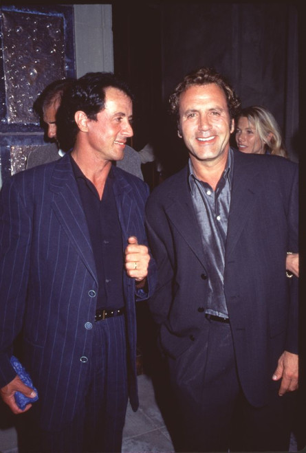 Sylvester Stallone With Brother Frank At Sylvester Stallone Birthday Party Photo Print - Item # CPA1208
