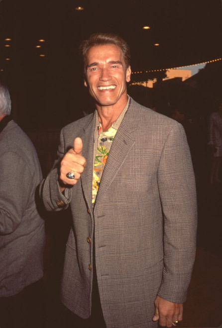 Arnold Schwarzenegger Thumbs Up "True Lies" Premiere Photo Print - Item # CPA1308