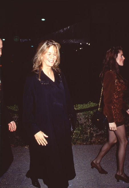 Meg Ryan In Large Black Coat Photo Print