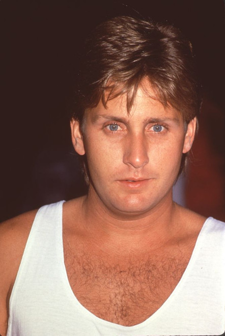 Emilio Estevez Closeup In White Tank Top Photo Print
