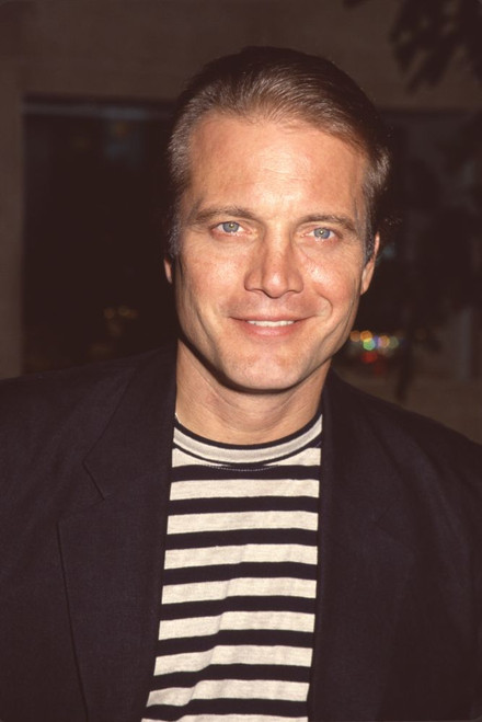 Michael Tylo Close Up In Striped Shirt And Blazer Photo Print