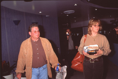 William Shatner And Nerine Kidd At Lax Airport Photo Print - Item # CPA2073