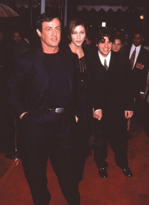 Sylvester Stallone, Jennifer Flavin And Sage Stallone At Daylight Premiere Photo Print - Item # CPA3191