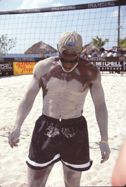 James Mcdaniel Covered In Sand Photo Print