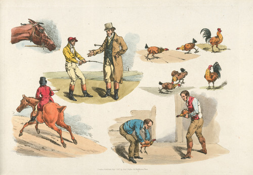 Gamecocks  Poster Print by Henry Thomas Alken