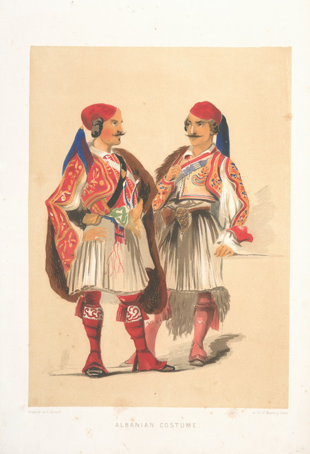 Albanian Costume  Poster Print by Forbes MacBean