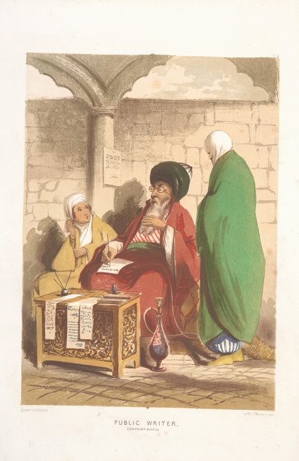 Public Writer  Poster Print by Forbes MacBean