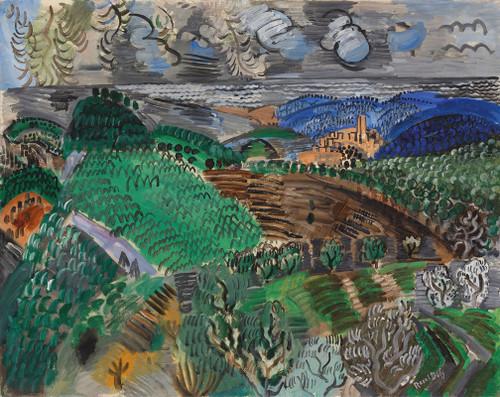 Saint-Paul de Vence  Poster Print by Raoul Dufy