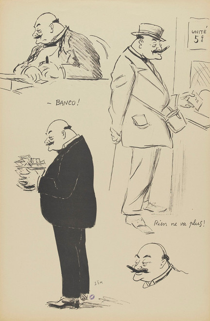 Banco  Poster Print by Georges Goursat