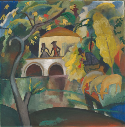 Rokoko  Poster Print by August Macke