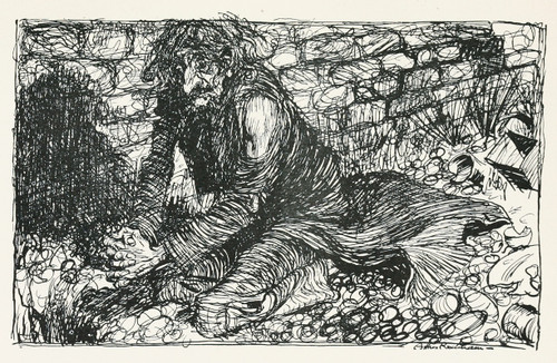The Miser  Poster Print by Arthur Rackham
