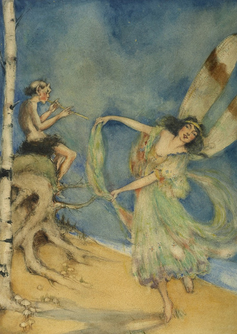 Fairy Dancing  Poster Print by Frances Comstock