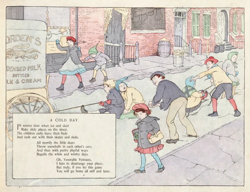 A cold day  Poster Print by Ethel Mars