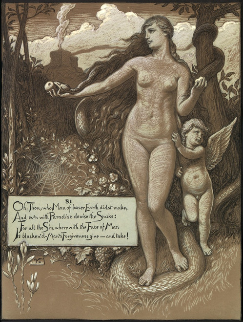 In the Beginning  Poster Print by Elihu Vedder