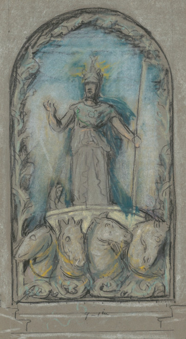 Minerva  Poster Print by Elihu Vedder