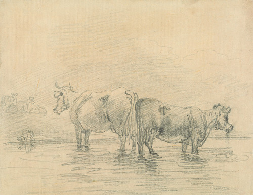 Cattle Poster Print by Sawrey Gilpin