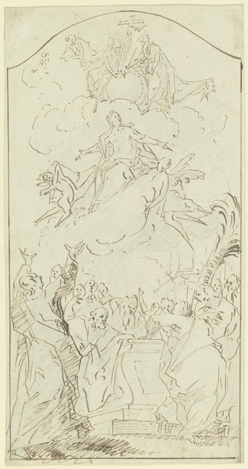Assumption of Mary Poster Print by Christian Wink