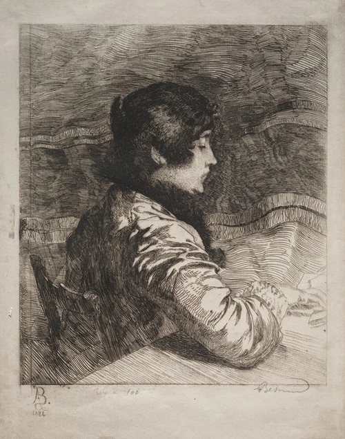 Madame Besnard  Poster Print by Albert Besnard