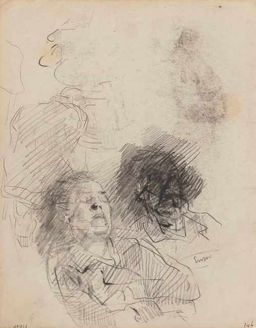 Woman Sleeping Poster Print by James Ensor