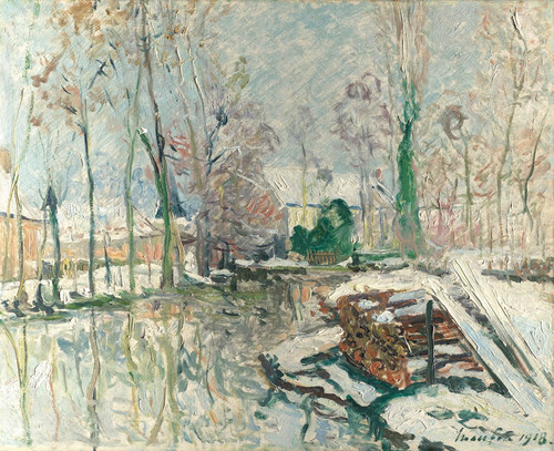 Les Bords du Boulon en hiver, le Gu√©-du-Loir, Loir-et-Cher  Poster Print by Maxime Maufra