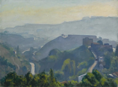 Brume sur les coteaux d√¢‚Ç¨‚Ñ¢Alger  Poster Print by Albert Marquet