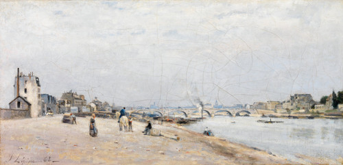 The Seine √É¬† Bercy  Poster Print by Stanislas L√É¬©pine