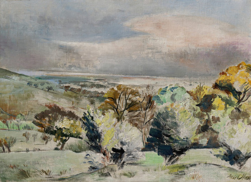 Wooded Landscape  Poster Print by Paul Nash