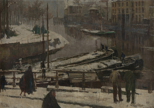 Thaw in Ghent  Poster Print by Albert Baertsoen