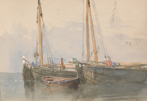 Three Boats  Poster Print by Clarkson Stanfield