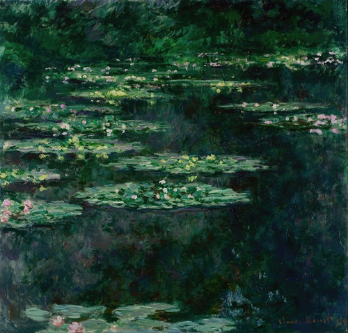Waterlilies  Poster Print by Claude Monet