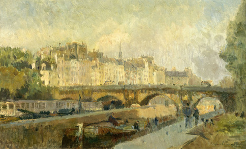 Le Pont Neuf  Poster Print by Albert Lebourg