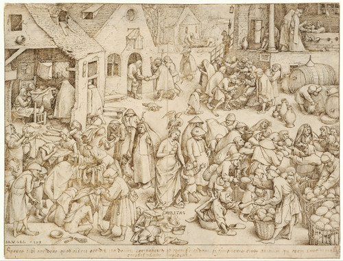 Caritas   Poster Print by Pieter Bruegel The Elder