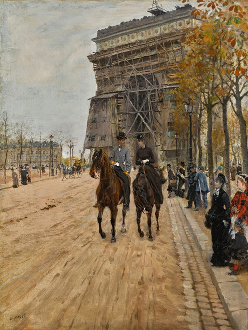 L‚Äôarc de Triomphe, Paris  Poster Print by Giuseppe De Nittis