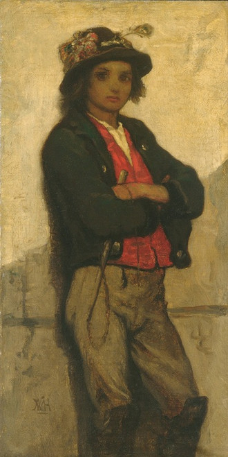 Italian Boy  Poster Print by William Morris Hunt