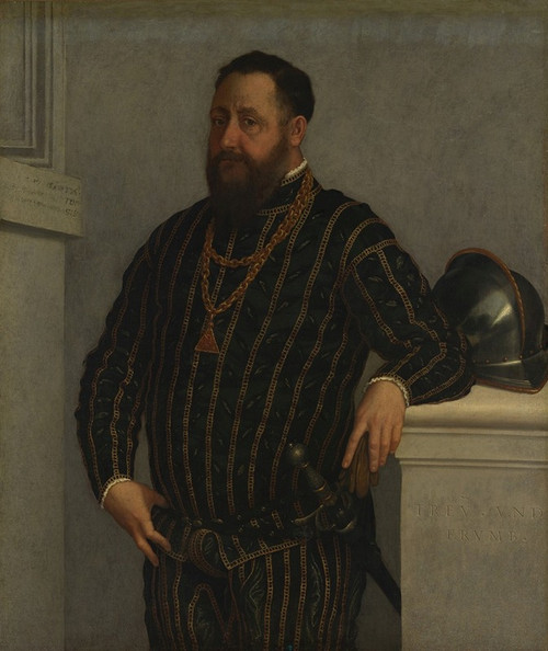 Portrait of a Man Poster Print by Giovanni Battista Moroni