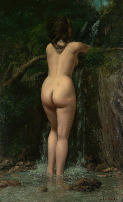 The Source  Poster Print by Gustave Courbet