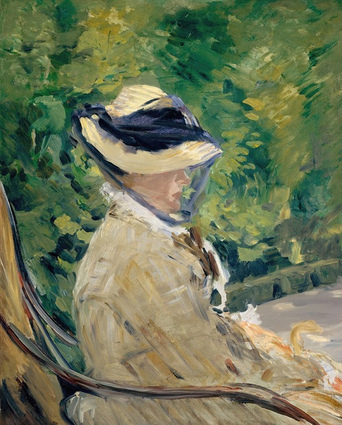 Madame Manet  at Bellevue  Poster Print by ‚îú√´douard Manet