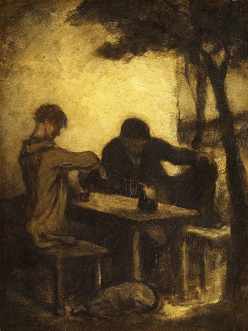The Drinkers  Poster Print by Honor‚îú‚åê Daumier