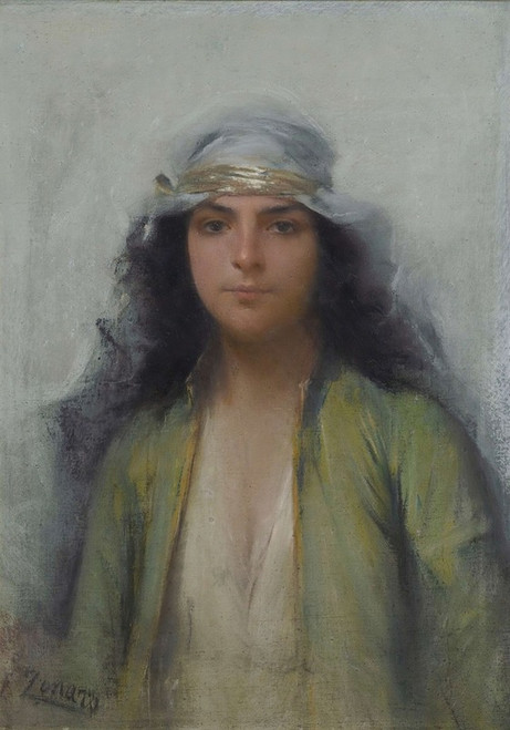 La Bizantina Poster Print by Fausto Zonaro