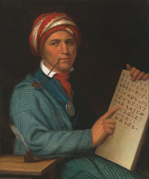 Sequoyah Poster Print by Henry Inman